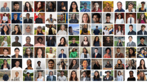 Collage of 91 student finalists for the McCall MacBain Scholarships at McGill